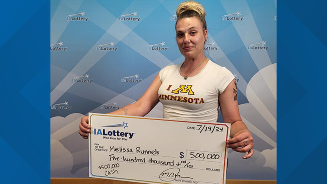 爱荷华州彩票中奖者：得梅因市的梅丽莎·鲁内尔斯赢得 50 万美元